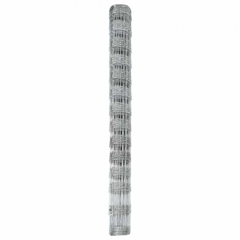 Ogrodzenie pastwiskowe Srebrny 25 x 1,4 m Stal galwanizowana