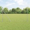 Ogrodzenie pastwiskowe Srebrny 25 x 1,4 m Stal galwanizowana