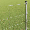 Ogrodzenie pastwiskowe Srebrny 25 x 1,5 m Stal galwanizowana