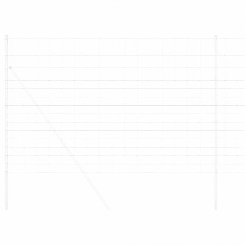 Ogrodzenie pastwiskowe Srebrny 25 x 1,6 m Stal galwanizowana
