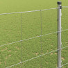 Ogrodzenie pastwiskowe Srebrny 25 x 1,6 m Stal galwanizowana