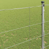 Ogrodzenie pastwiskowe Srebrny 25 x 1,6 m Stal galwanizowana