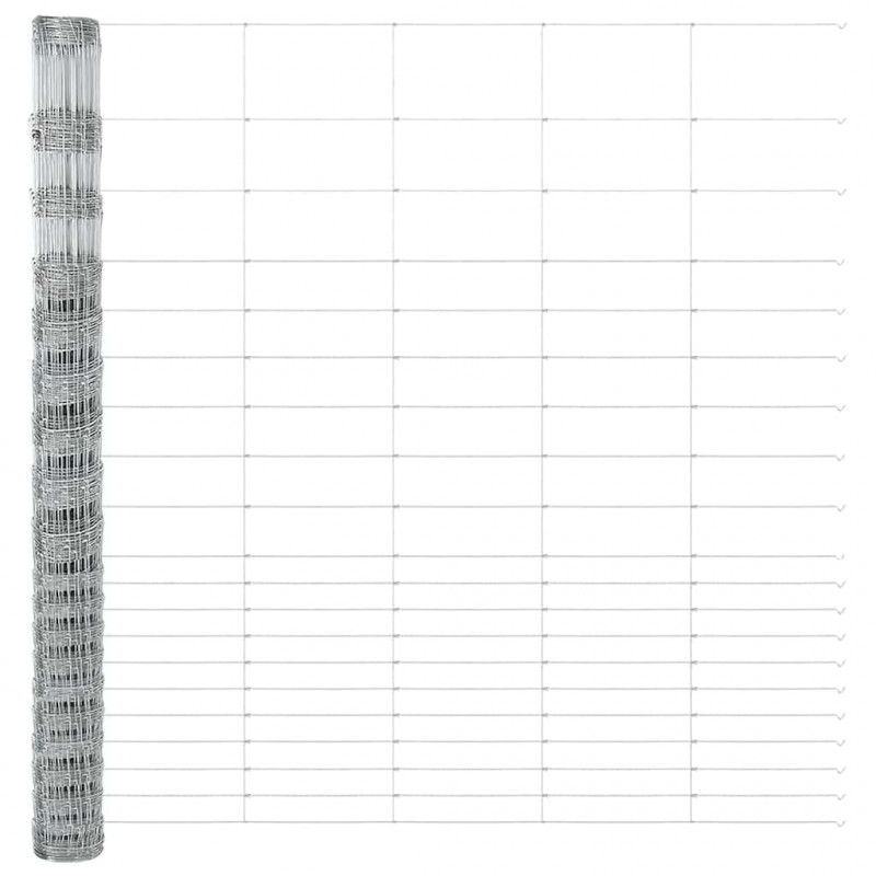 Ogrodzenie pastwiskowe Srebrny 25 x 1,6 m Stal galwanizowana