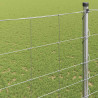 Ogrodzenie pastwiskowe Srebrny 25 x 1,6 m Stal galwanizowana