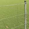 Ogrodzenie pastwiskowe Srebrny 25 x 1,6 m Stal galwanizowana