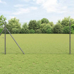 Ogrodzenie heksagonalne Szary 1,4 x 10 m PVC
