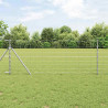 Ogrodzenie pastwiskowe Srebrny 50 x 0,8 m Stal galwanizowana