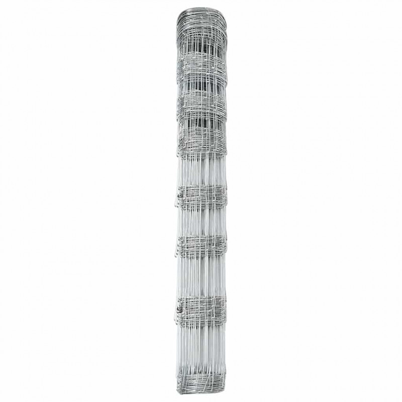 Ogrodzenie pastwiskowe Srebrny 50 x 1 m Stal galwanizowana
