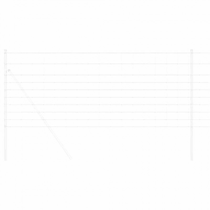 Ogrodzenie pastwiskowe Srebrny 50 x 1 m Stal galwanizowana