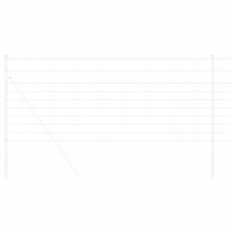 Ogrodzenie pastwiskowe Srebrny 50 x 1 m Stal galwanizowana