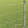 Ogrodzenie pastwiskowe Srebrny 50 x 1 m Stal galwanizowana