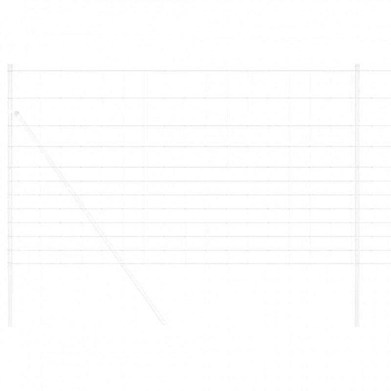 Ogrodzenie pastwiskowe Srebrny 50 x 1,4 m Stal galwanizowana