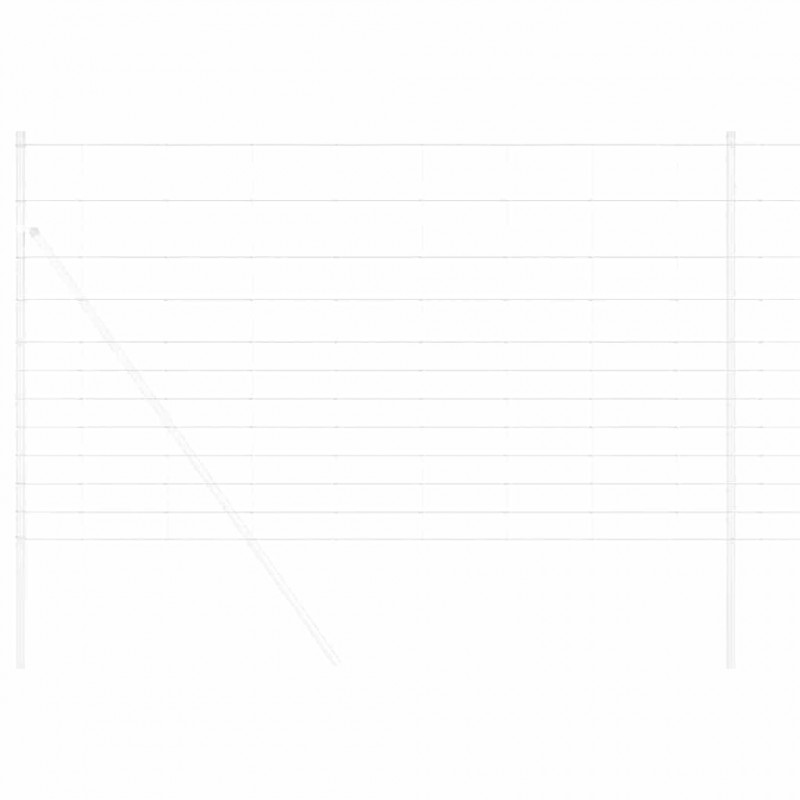 Ogrodzenie pastwiskowe Srebrny 50 x 1,4 m Stal galwanizowana