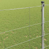 Ogrodzenie pastwiskowe Srebrny 50 x 1,5 m Stal galwanizowana