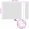 Ogrodzenie heksagonalne Szary 1,4 x 25 m PVC