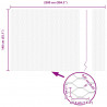 Ogrodzenie heksagonalne Szary 1,4 x 25 m PVC