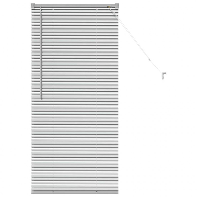 Żaluzje weneckie Srebrny 130 x 55 cm Aluminium