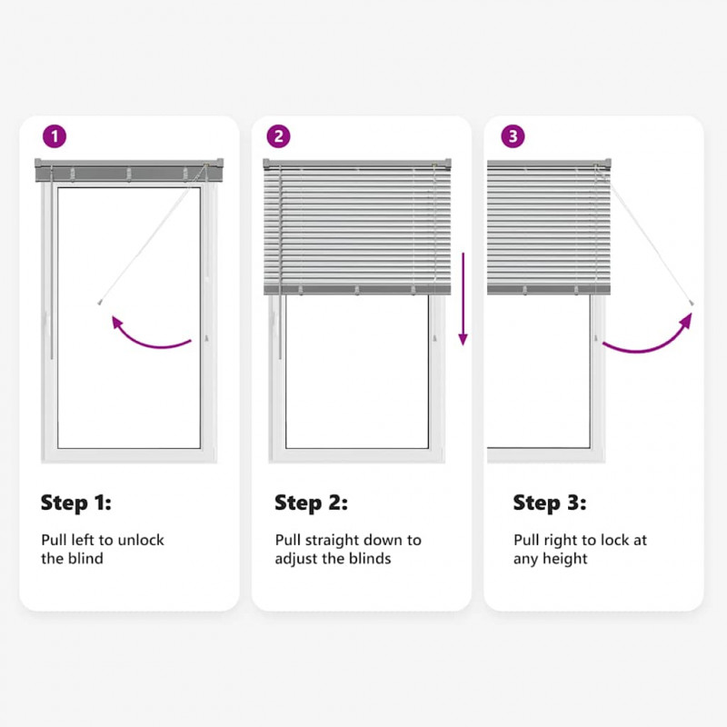 Żaluzje weneckie Srebrny 130 x 55 cm Aluminium