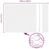 Ogrodzenie heksagonalne Szary 1,2 x 50 m PVC
