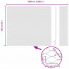 Ogrodzenie heksagonalne Szary 1,6 x 50 m PVC