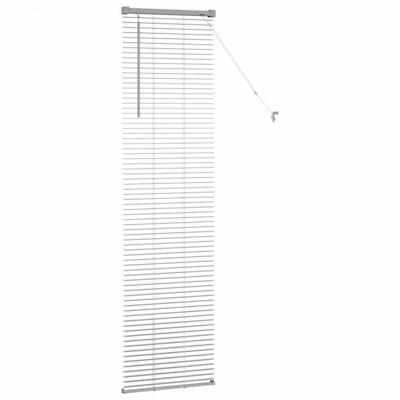 Żaluzje weneckie Srebrny 175 x 40 cm Aluminium
