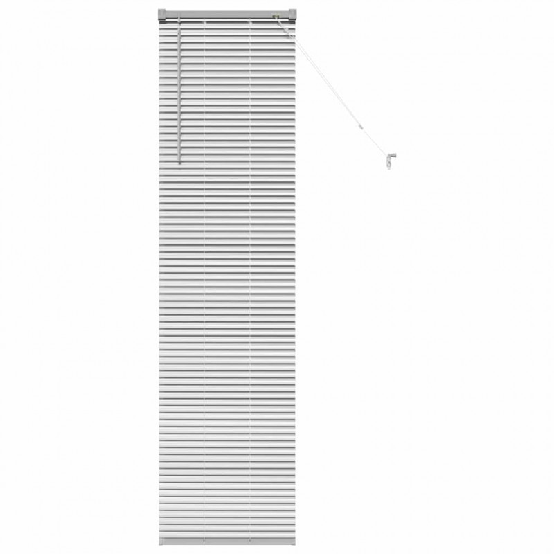 Żaluzje weneckie Srebrny 175 x 45 cm Aluminium