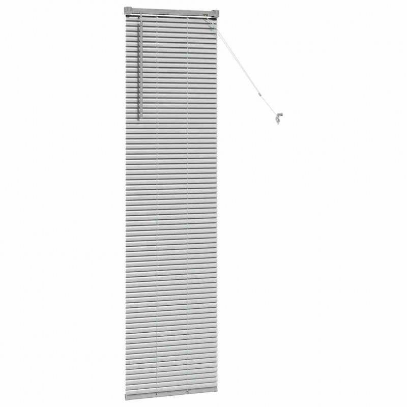 Żaluzje weneckie Srebrny 175 x 45 cm Aluminium