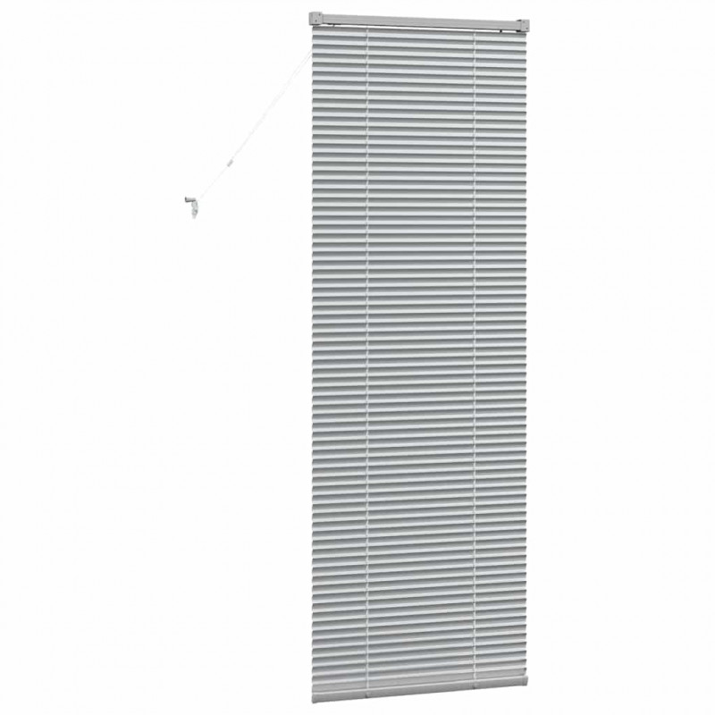 Żaluzje weneckie Srebrny 175 x 55 cm Aluminium