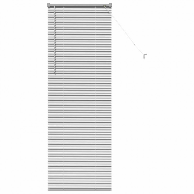 Żaluzje weneckie Srebrny 175 x 65 cm Aluminium