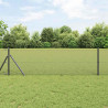 Spawana siatka ogrodzeniowa Szary 0.5 x 100 m