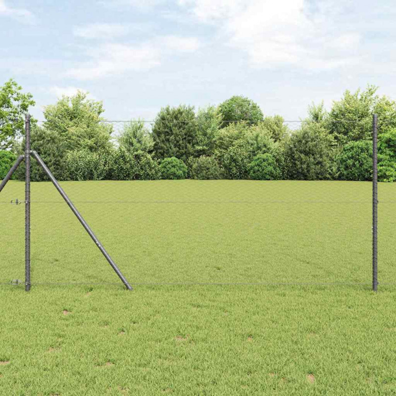 Ogrodzenie heksagonalne Szary 1,2 x 100 m PVC