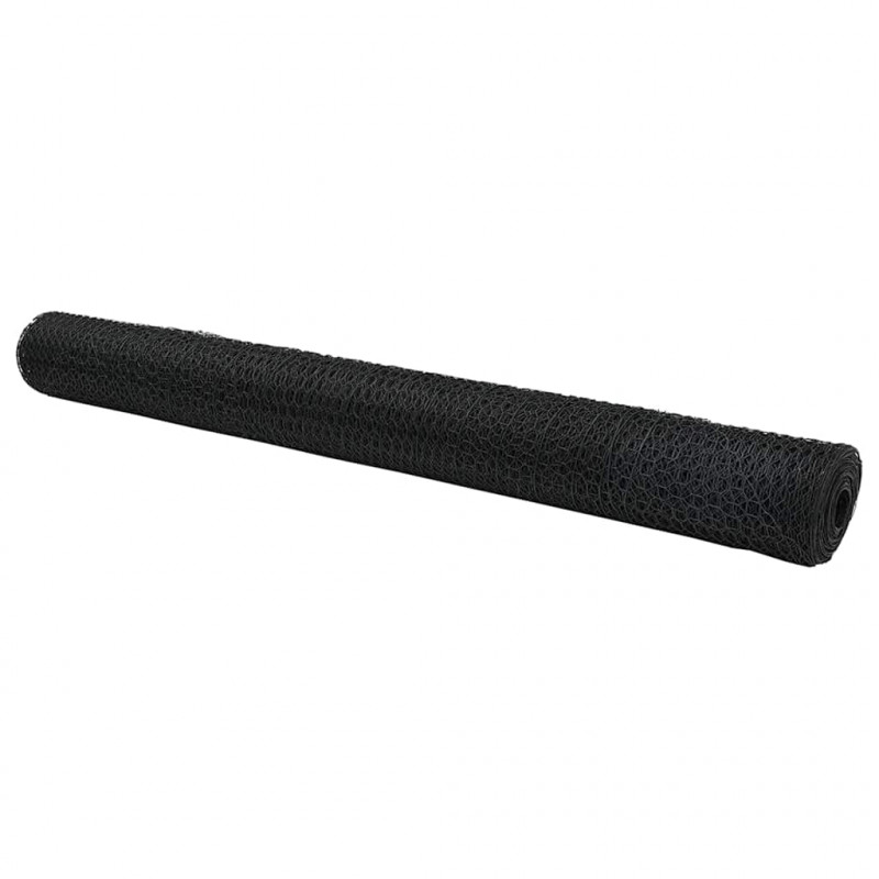 Ogrodzenie heksagonalne Szary 1,2 x 100 m PVC