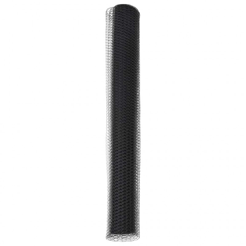 Ogrodzenie heksagonalne Szary 1,2 x 100 m PVC