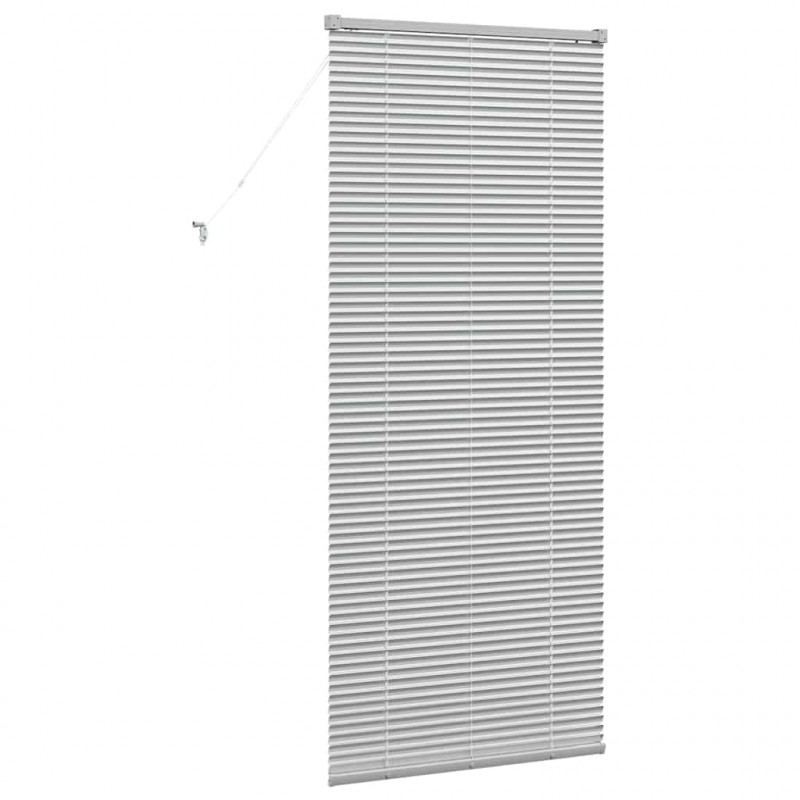 Żaluzje weneckie Srebrny 175 x 75 cm Aluminium