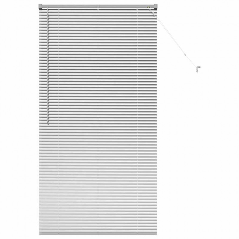 Żaluzje weneckie Srebrny 175 x 85 cm Aluminium
