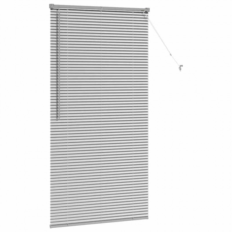 Żaluzje weneckie Srebrny 175 x 90 cm Aluminium
