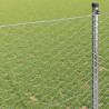 Ogrodzenie heksagonalne Srebrny 0,5 x 10 m Stal galwanizowana