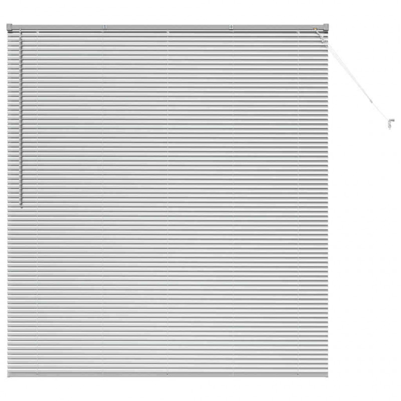 Żaluzje weneckie Srebrny 175 x 155 cm Aluminium