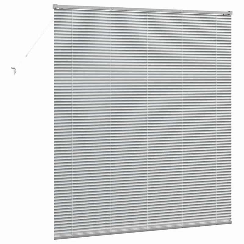 Żaluzje weneckie Srebrny 175 x 155 cm Aluminium