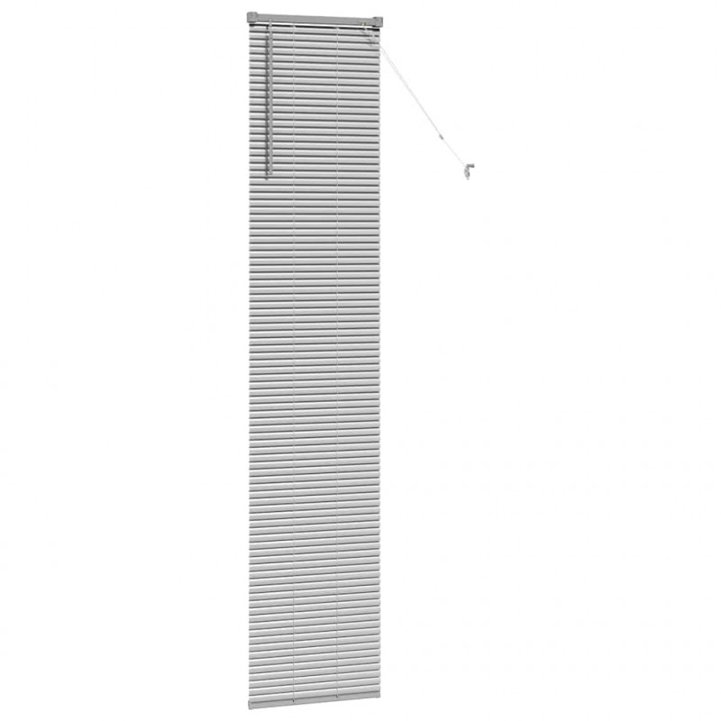 Żaluzje weneckie Srebrny 220 x 40 cm Aluminium