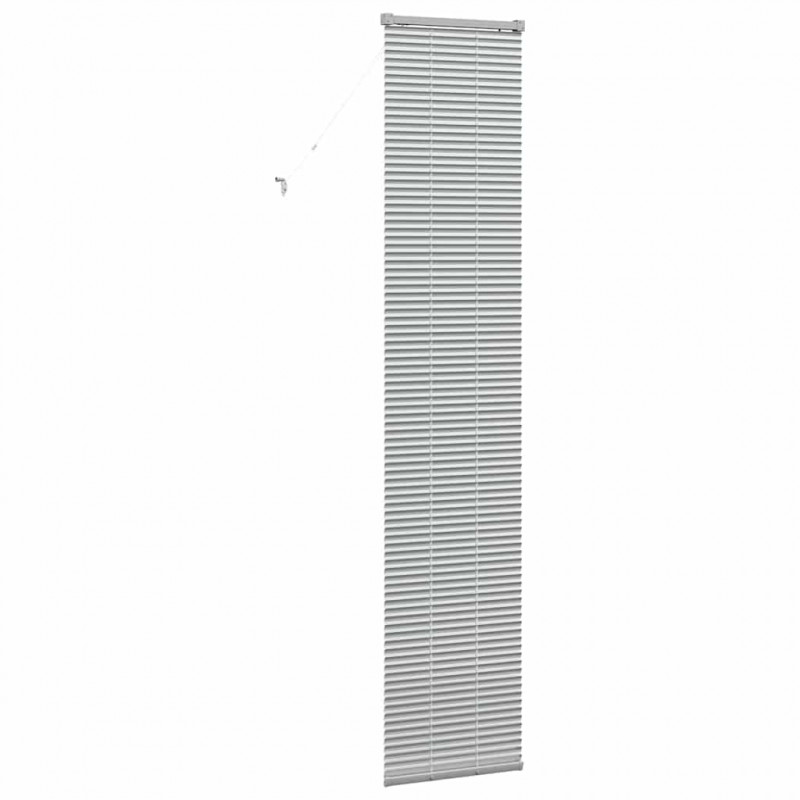 Żaluzje weneckie Srebrny 220 x 45 cm Aluminium
