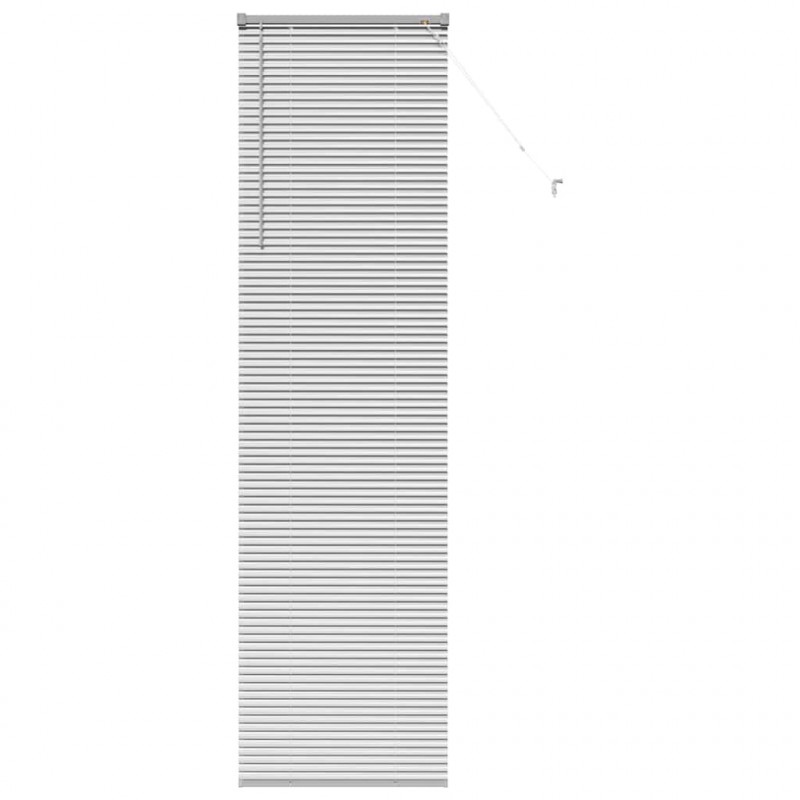 Żaluzje weneckie Srebrny 220 x 60 cm Aluminium