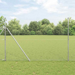 Ogrodzenie heksagonalne Srebrny 1,6 x 10 m Stal galwanizowana