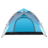 Namiot turystyczny, 3-os., niebieski, szybkie rozkładanie