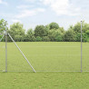 Ogrodzenie heksagonalne Srebrny 1,6 x 10 m Stal galwanizowana