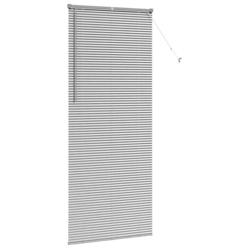 Żaluzje weneckie Srebrny 220 x 85 cm Aluminium