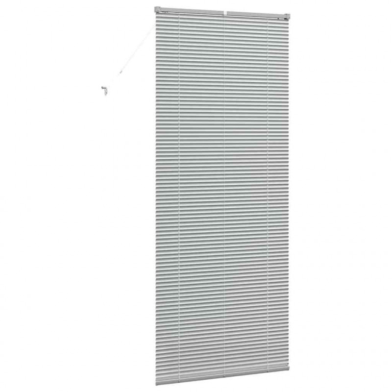 Żaluzje weneckie Srebrny 220 x 90 cm Aluminium