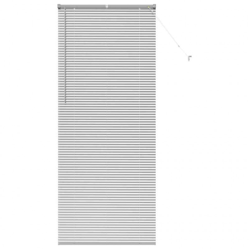 Żaluzje weneckie Srebrny 220 x 95 cm Aluminium