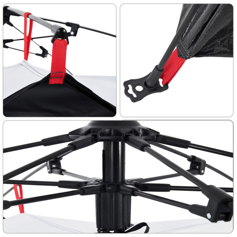 Namiot 2-os., biały, zaciemniany, szybkie rozkładanie