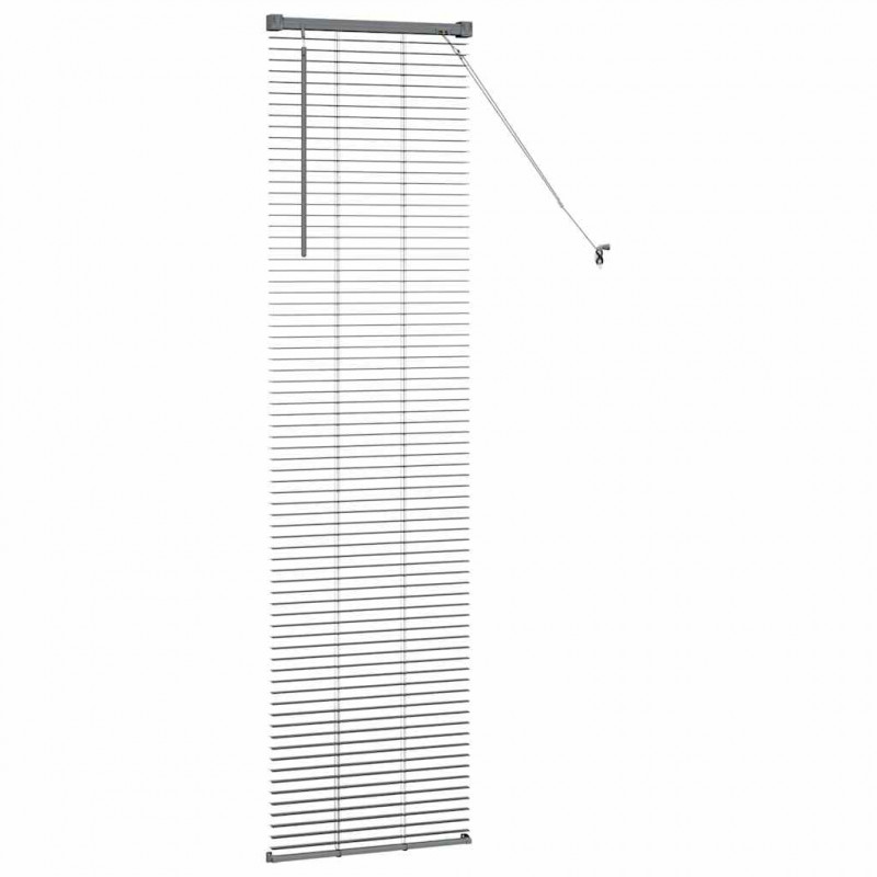 Żaluzje weneckie Ciemnoszary 175 x 45 cm Aluminium